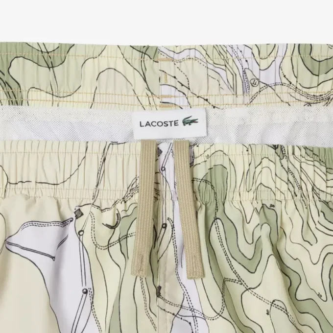 Men’s Mid-Length Print Swim Trunks