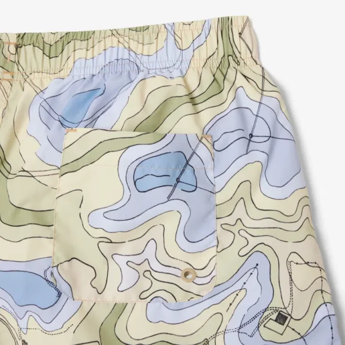 Men’s Mid-Length Print Swim Trunks