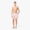 Men’s Mid Length Striped Textured Swim Trunks