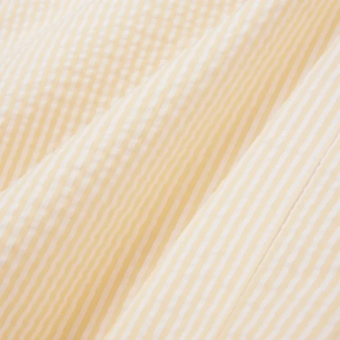 Men’s Mid Length Striped Textured Swim Trunks