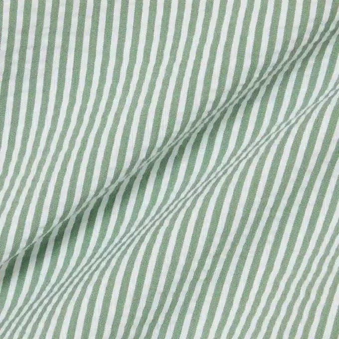 Men’s Mid Length Striped Textured Swim Trunks