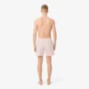 Men’s Mid Length Striped Textured Swim Trunks