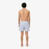 Men’s Mid Length Striped Textured Swim Trunks
