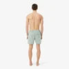 Men’s Mid Length Striped Textured Swim Trunks