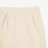 Men’s Mid Length Striped Textured Swim Trunks