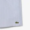 Men’s Mid Length Striped Textured Swim Trunks