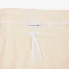 Men’s Mid Length Striped Textured Swim Trunks