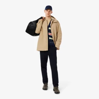 Men’s Mid-Length Water-Repellent Hooded Parka