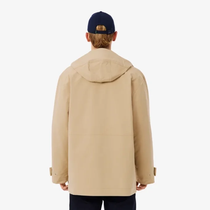 Men’s Mid-Length Water-Repellent Hooded Parka