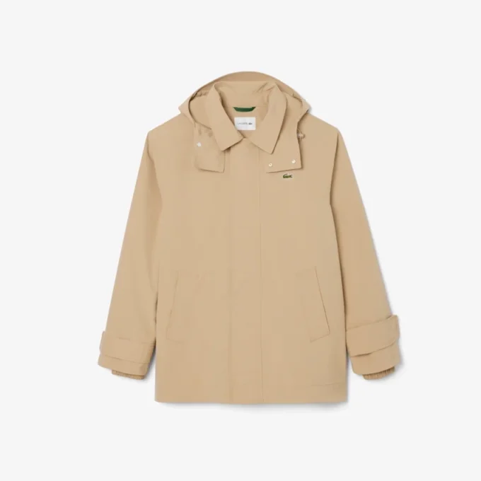 Men’s Mid-Length Water-Repellent Hooded Parka