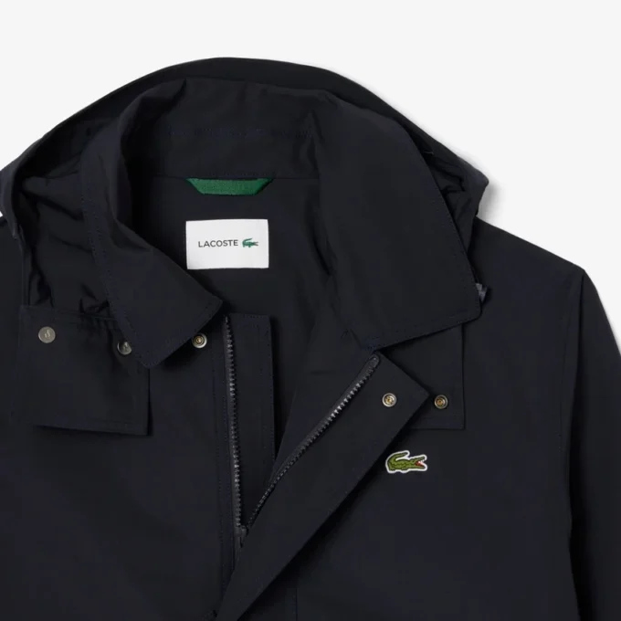 Men’s Mid-Length Water-Repellent Hooded Parka