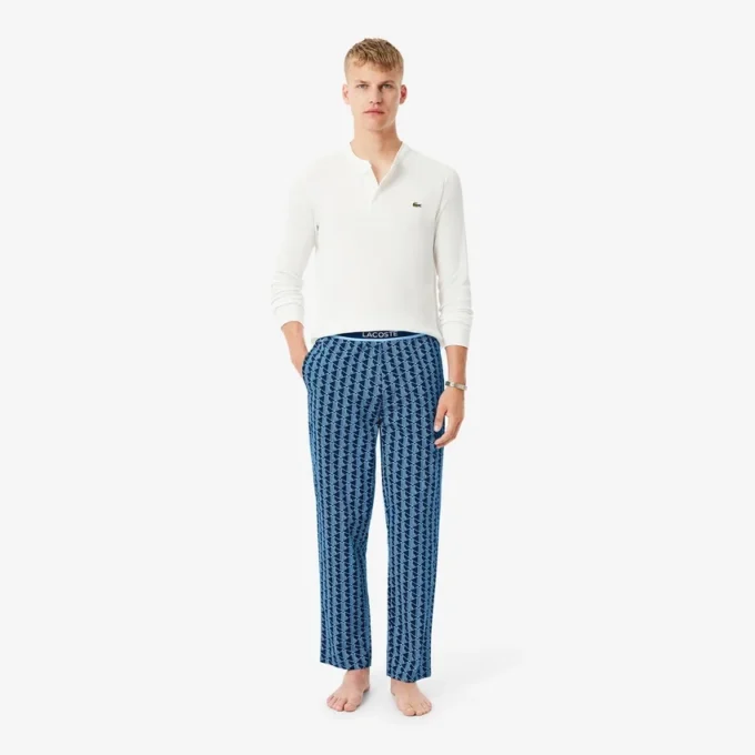 Men’s Monogram Poplin Pajama Pants
