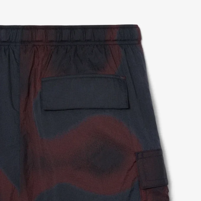 Men’s Ombra Print Nylon Cargo Shorts