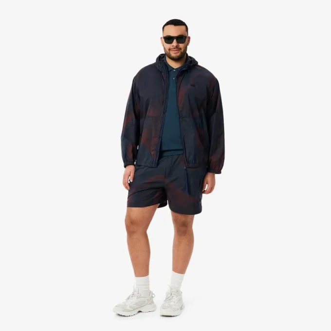 Men’s Ombra Print Nylon Cargo Shorts