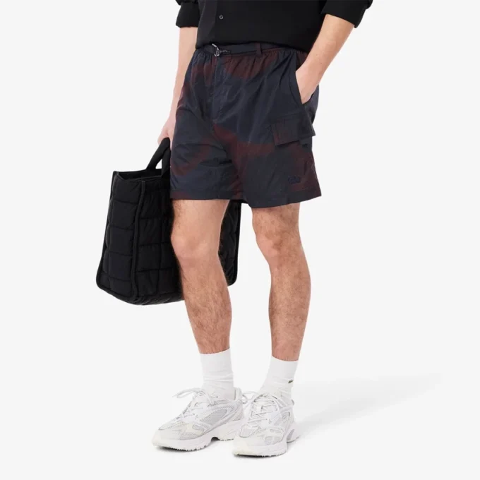 Men’s Ombra Print Nylon Cargo Shorts
