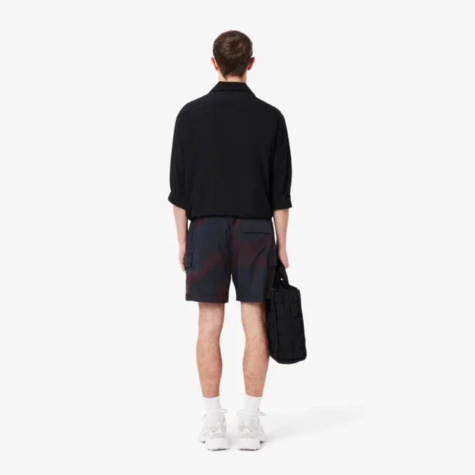 Men’s Ombra Print Nylon Cargo Shorts