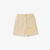 Men’s Oversized Crocodile Print Organic Cotton Fleece Shorts