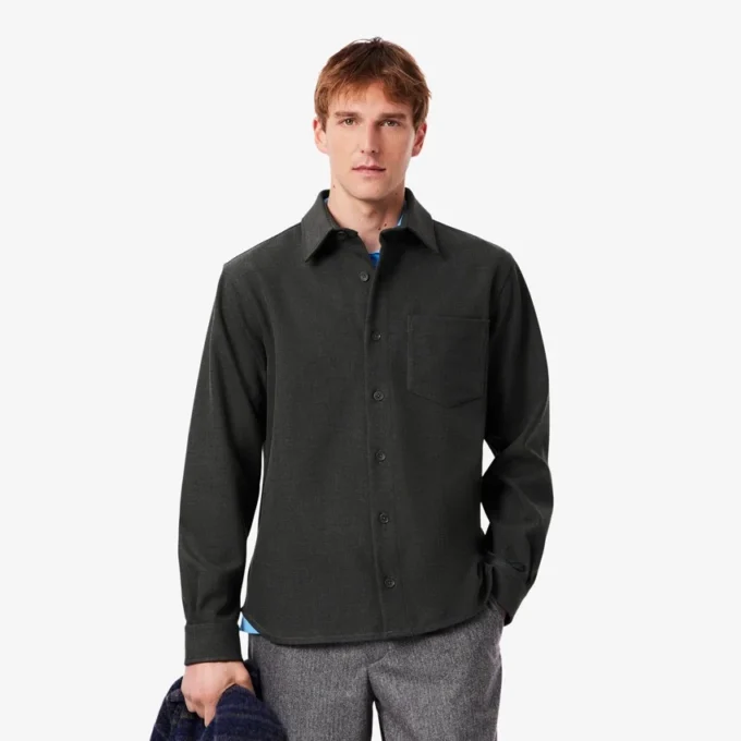 Men’s Oversized Double Face Overshirt