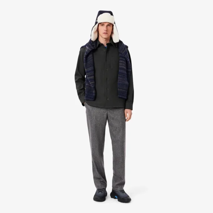 Men’s Oversized Double Face Overshirt