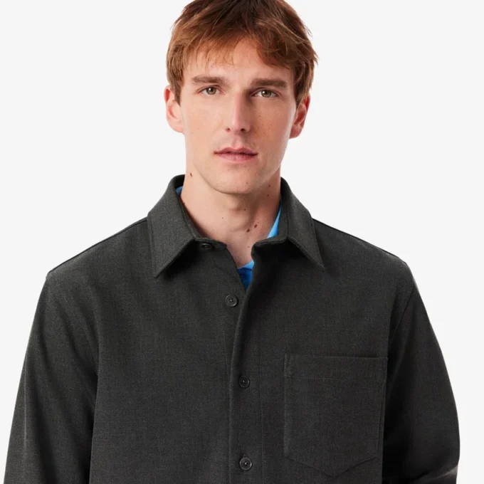 Men’s Oversized Double Face Overshirt