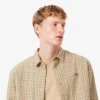 Men’s Oversized Heavy Cotton Plaid Overshirt