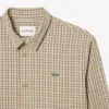Men’s Oversized Heavy Cotton Plaid Overshirt