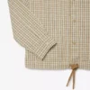 Men’s Oversized Heavy Cotton Plaid Overshirt