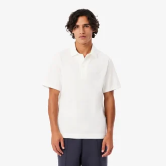 Men’s Paris Classic Fit Open Neck Embroidered Polo