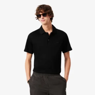 Men’s Paris Classic Fit Open Neck Embroidered Polo