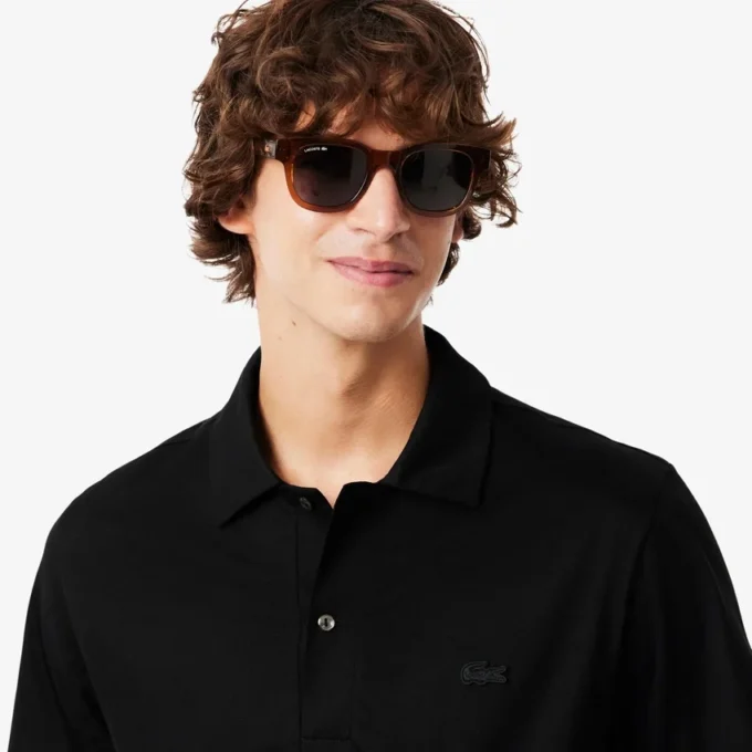 Men’s Paris Classic Fit Open Neck Embroidered Polo