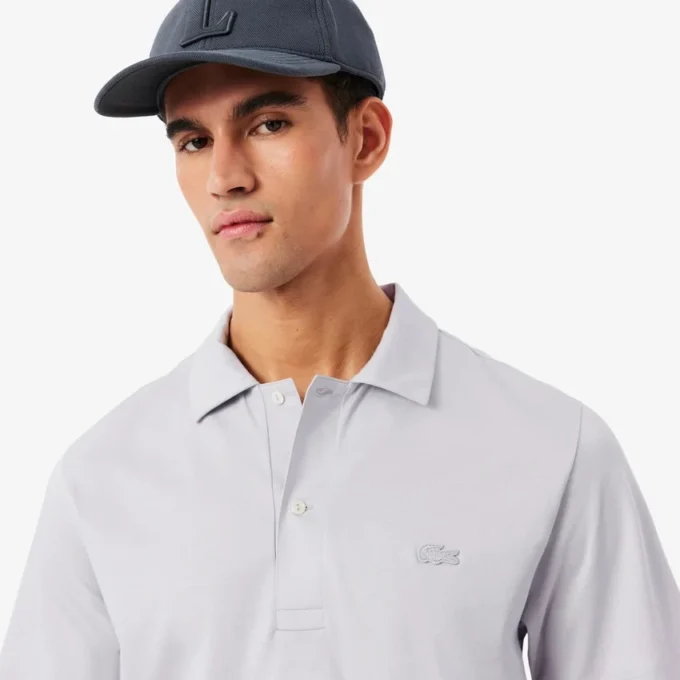 Men’s Paris Classic Fit Open Neck Embroidered Polo
