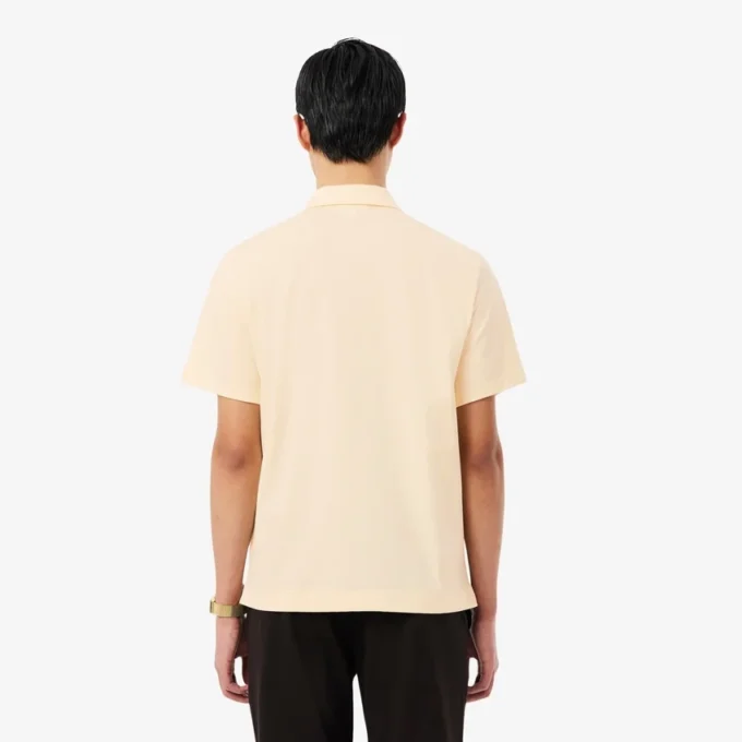 Men’s Paris Classic Fit Open Neck Embroidered Polo