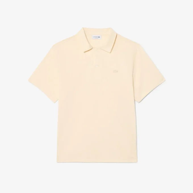 Men’s Paris Classic Fit Open Neck Embroidered Polo