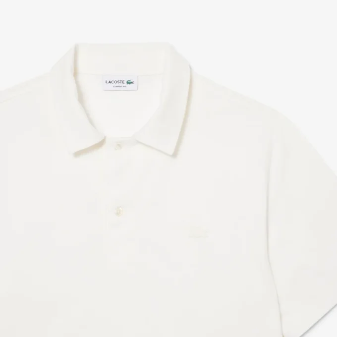 Men’s Paris Classic Fit Open Neck Embroidered Polo