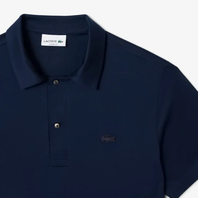 Men’s Paris Classic Fit Open Neck Embroidered Polo