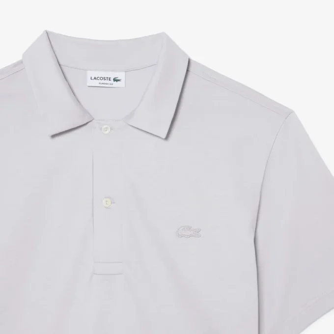 Men’s Paris Classic Fit Open Neck Embroidered Polo