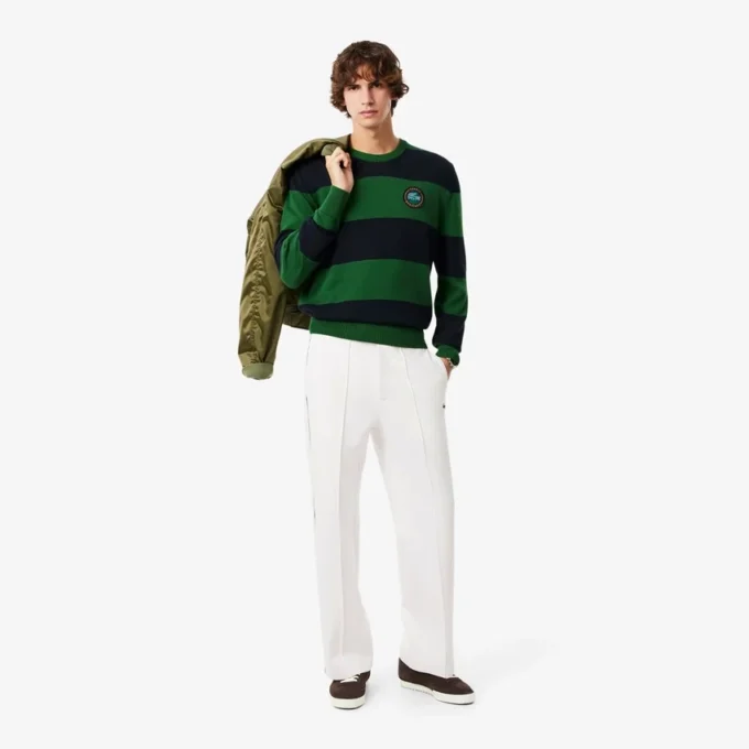 Men’s Pleated Twill Sweatpants