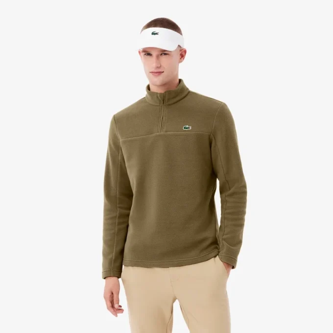 Men’s Polar Fleece Quarter-Zip Golf Top