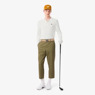 Men’s Polo Collar Stretch Golf Sweater