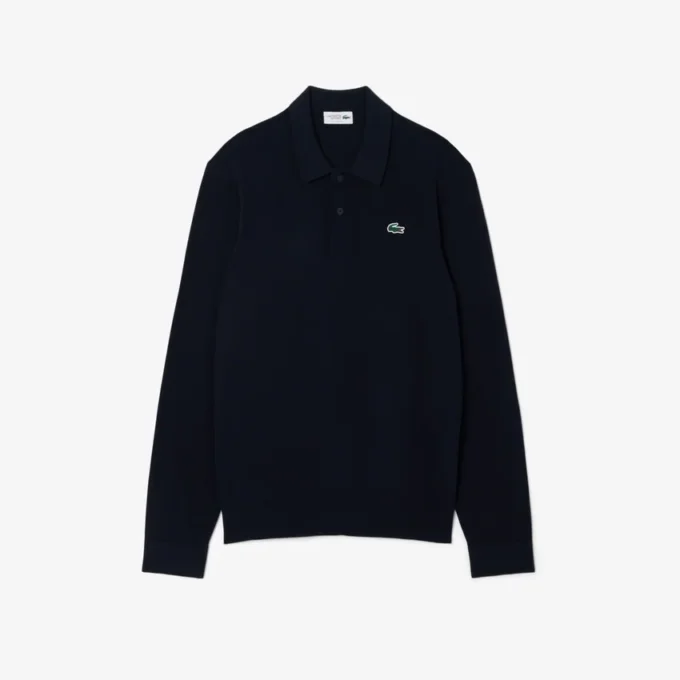 Men’s Polo Collar Stretch Golf Sweater