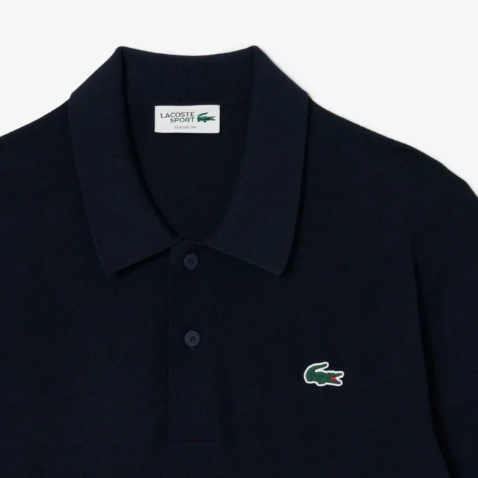 Men’s Polo Collar Stretch Golf Sweater