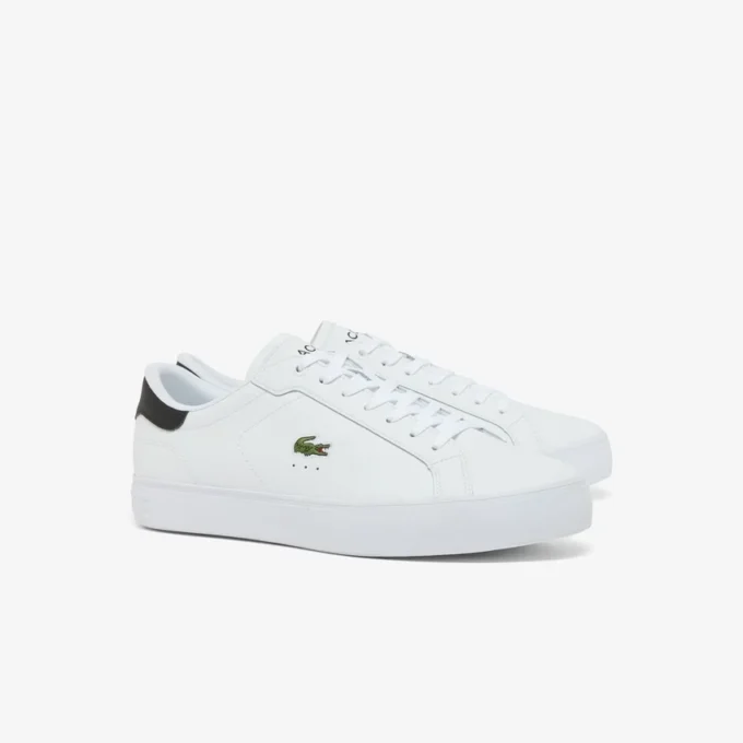 Men’s Powercourt Graphic Leather Sneakers