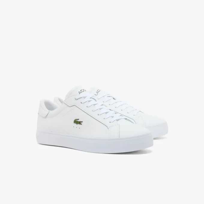 Men’s Powercourt Graphic Leather Sneakers