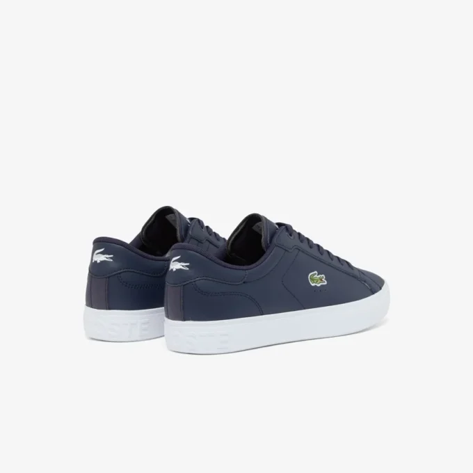 Men’s Powercourt Graphic Leather Sneakers