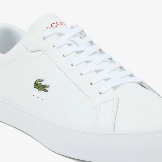 Men’s Powercourt Graphic Leather Sneakers