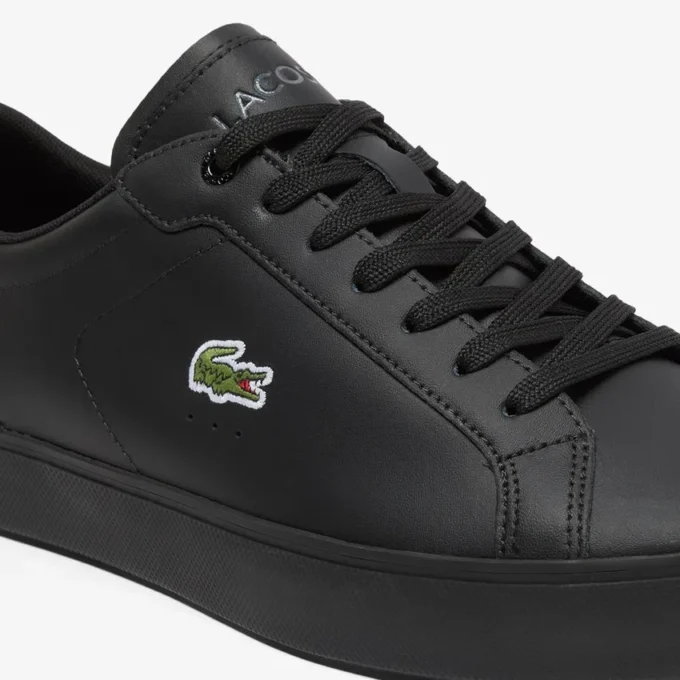 Men’s Powercourt Graphic Leather Sneakers