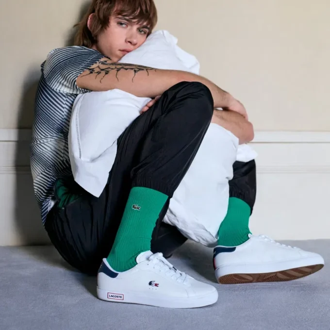 Men’s Powercourt Leather Sneakers