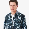 Men’s Print Motif Water-Repellent Windbreaker