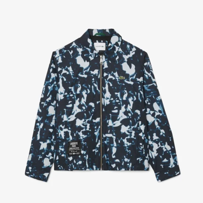 Men’s Print Motif Water-Repellent Windbreaker