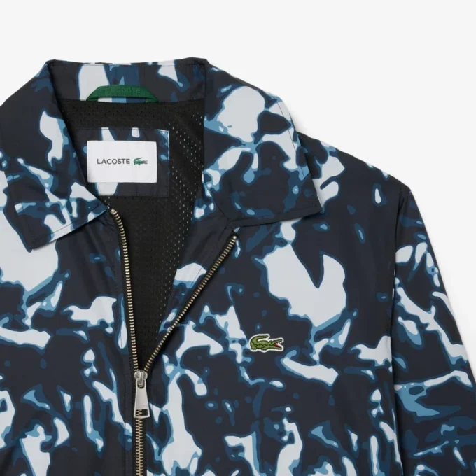 Men’s Print Motif Water-Repellent Windbreaker